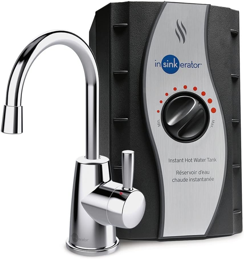 InSinkErator Stainless Steel Tank, H250C-SS HOT250 System, Single-Handle Faucet in Chrome