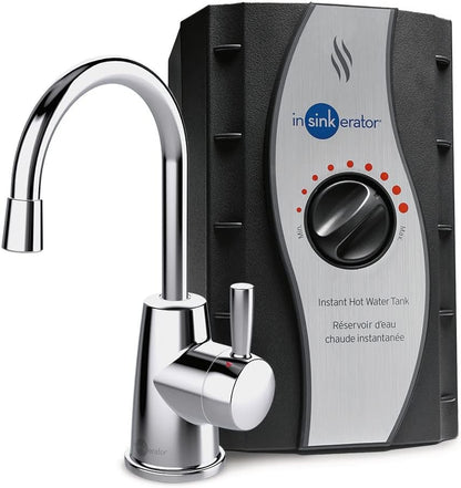 InSinkErator Stainless Steel Tank, H250C-SS HOT250 System, Single-Handle Faucet in Chrome