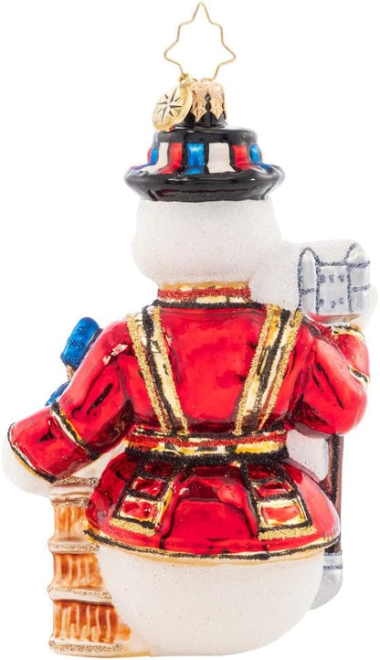 Christopher Radko Hand-Crafted European Glass Christmas Tree Decorative Ornament, Frosty Friend &