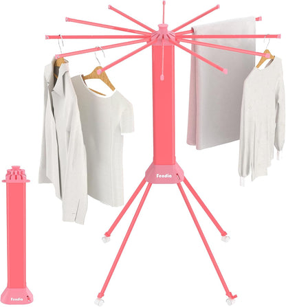 Clothes Drying Rack Foldable & Collapsible Drying Racks with 4-Leg Octopus Design, Large Capacity