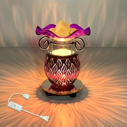 HUNANBANG Electric Scented Wax Warmer with Auto Off Timer - Candle Wax Melt Fragrance Burner