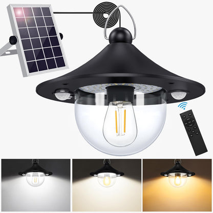 Solar Shed Light Outdoor Indoor 3000LM Solar Lights Daytime Available with Remote Control, Double