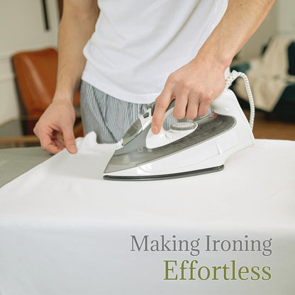 Ironing Board Full Size, RAINHOL 43"x13" Heavy Duty Compact Ironing Board with Iron Rest, Height