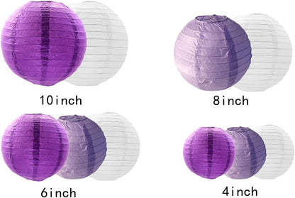 Paper Lanterns Decorations,Paper Hanging Decorations Ball Lanterns Lamps for Birthday Parties