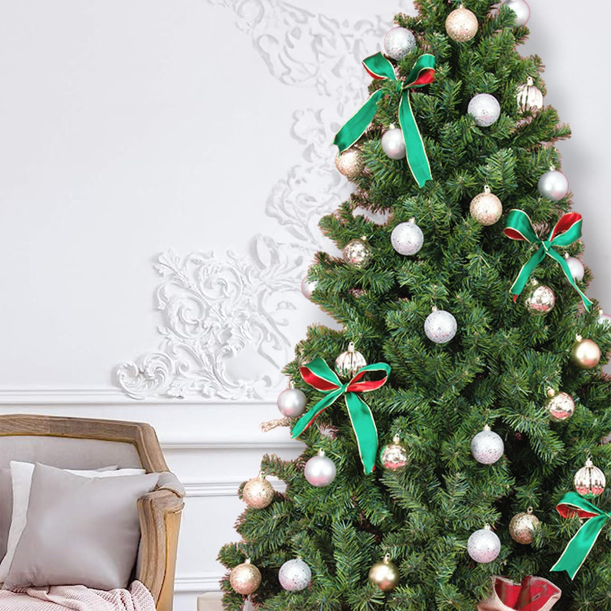 Every Day is Christmas Ornaments, Shatterproof Christmas Tree Ornament Set, Christmas Balls
