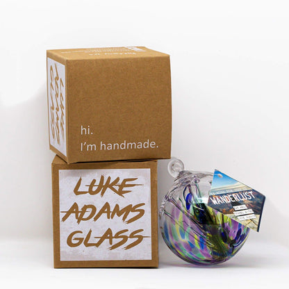 Luke Adams Handmade Glass Gazing Balls for Garden on Clearance – Hand Blown Glass Gazing Ball for