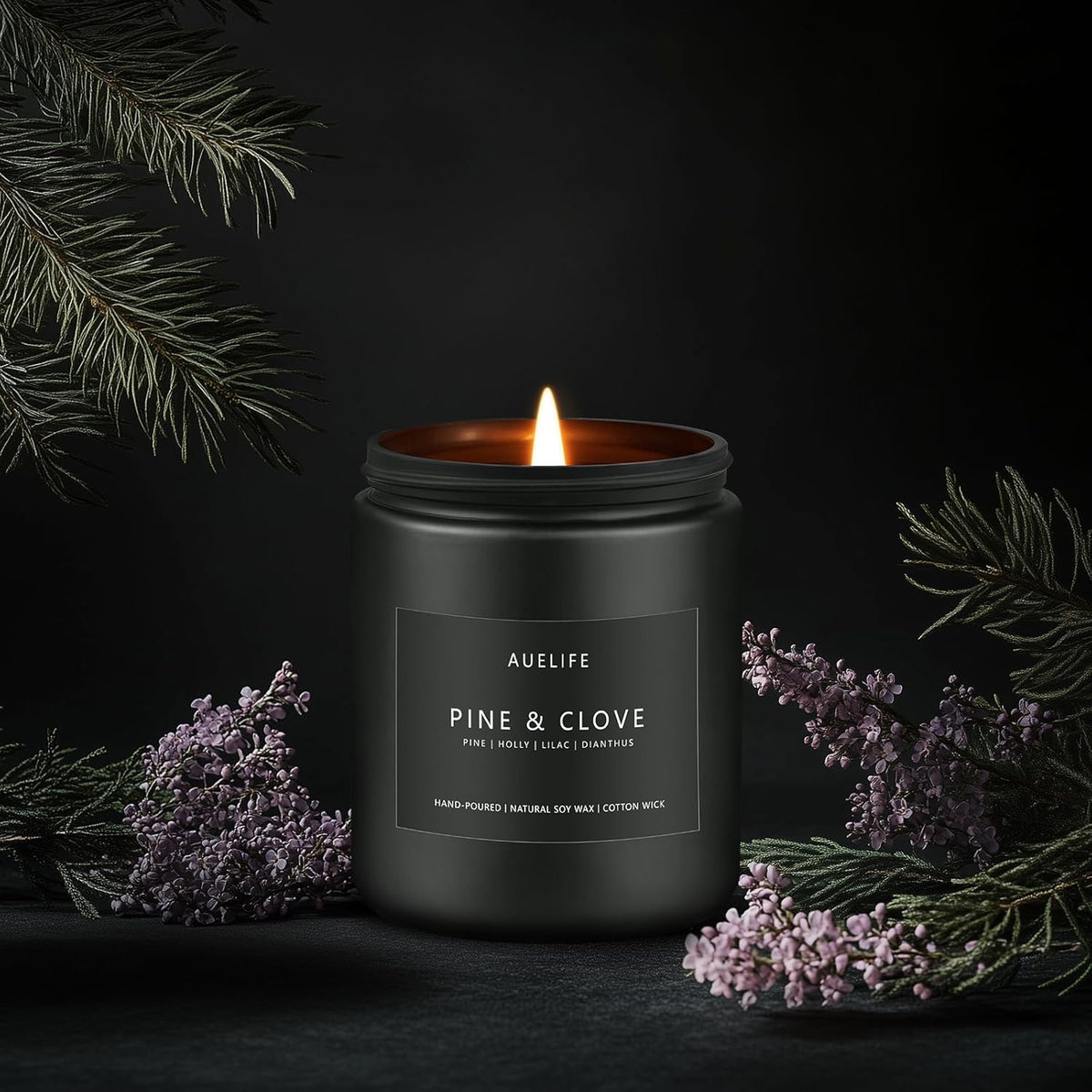 Pine & Clove Candle | Candles for Men - Masculine Candle, Soy Candles for Home Scented, Manly