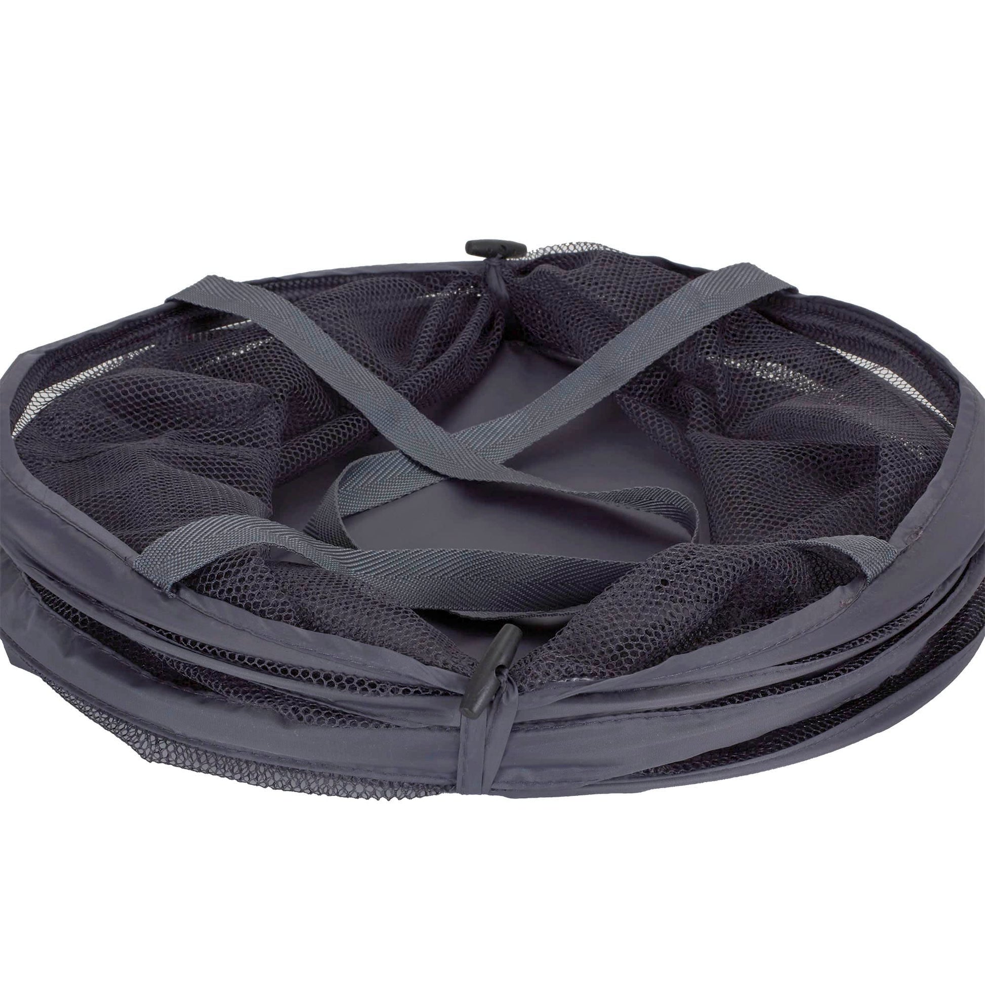 Household Essentials 2027-1 Pop-Up Collapsible Mesh Laundry Hamper | Charcoal