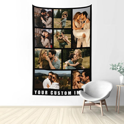 Custom Tapestry For Wall Bedroom Custom Backdrop Personalized Image Text Photo Customized Funny