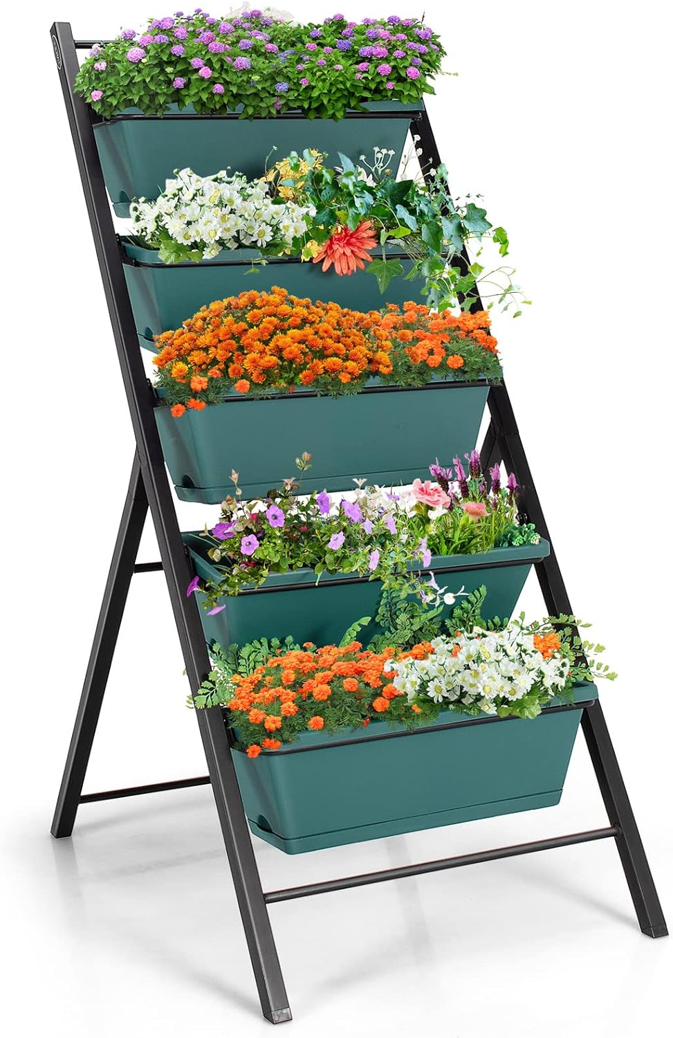 S AFSTAR 5-Tier Vertical Garden Planter, 5-Layer Raised Garden Bed with 5 Detachable Planter Boxes
