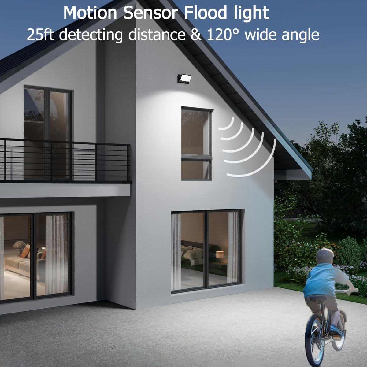 40W LED Wall Pack Lights Outdoor Motion Sensor,360 °Rotation 5000K 6000K 4000K Selectable Exterior