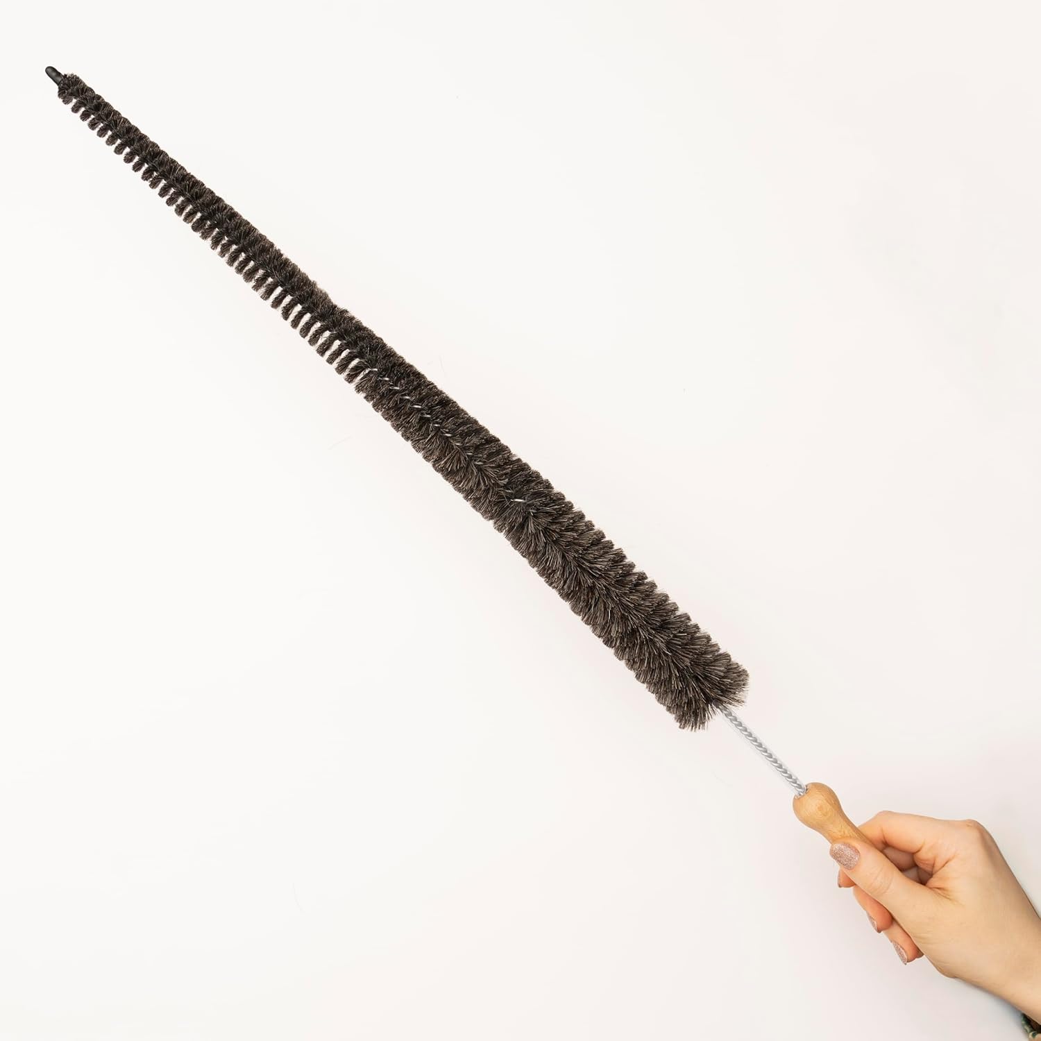 Konex Professional 28-Inch Soft Goat Hair Dryer Lint Brush Vent Cleaner, Home Essentials