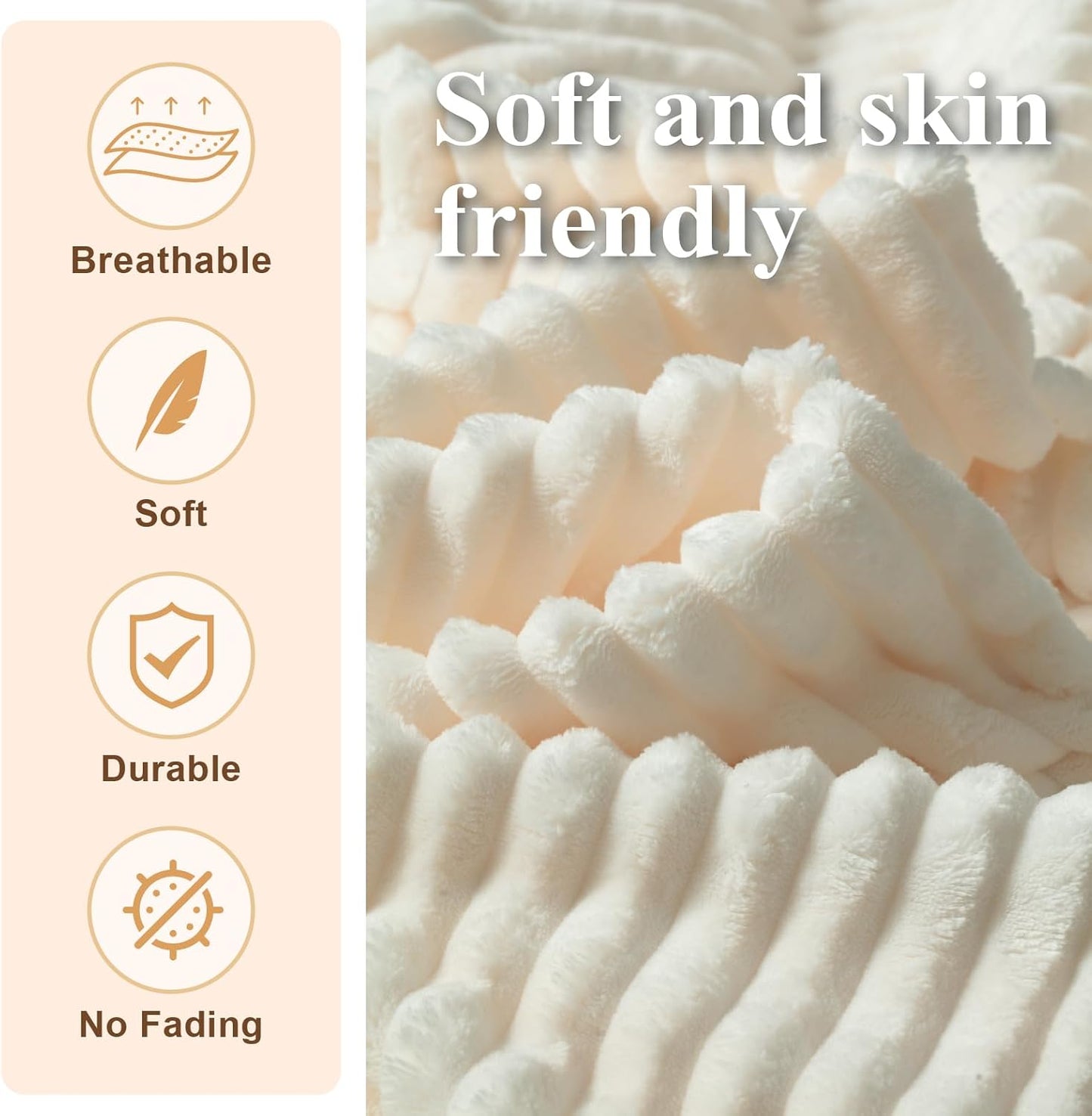 Premium Beige Bean Bag Chair for Adults with Armrest- Ultra Plush Memory Foam Lounge Sofa & Comfy