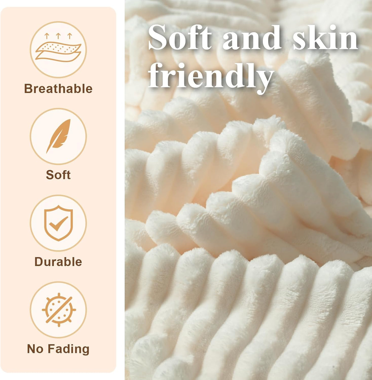 Premium Beige Bean Bag Chair for Adults with Armrest- Ultra Plush Memory Foam Lounge Sofa & Comfy