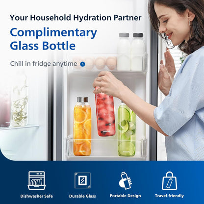 Reverse Osmosis Water Filter Countertop, PHILIPS Compact 5-in-1 RO Water Filtration System Purifier