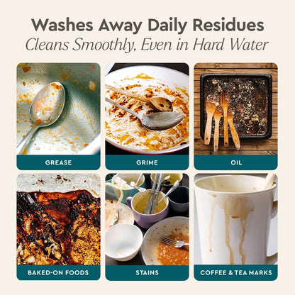 Puracy Natural Dish Soap Refill Bundle- Enzyme-Powered Dishwashing Soap, Organic Dishsoap Liquid