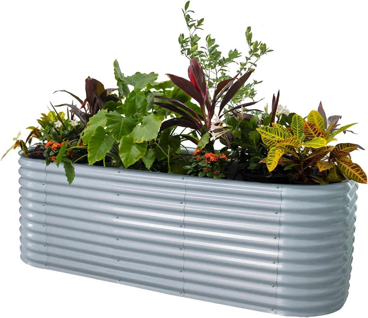 Vego garden 32" Extra Tall Raised Garden Bed Kits, 10 in 1 Modular Raised Planter Box for