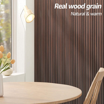 Art3d WPC Wainscoting Panels, 16-Pack 48 x 6 Inch 3D Wall Accents for Interior Wall Decor, Living
