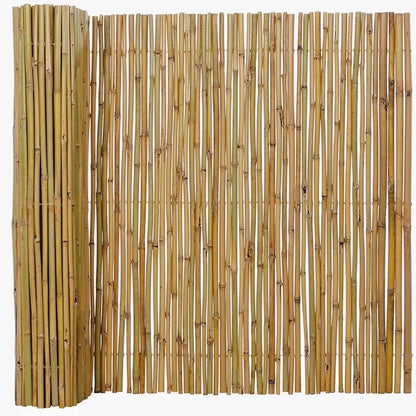 4Ft High x 8 Ft Long x 0.7In D Bamboo Fencing, Natural Bamboo Fence Rolls, Eco-Friendly Privacy