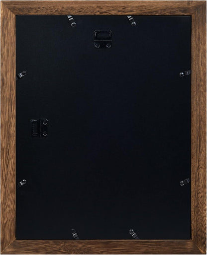 Yaetm-11x14 Picture Frame, Natural Solid Wood Photo Frame Display for Wall Mounting, High