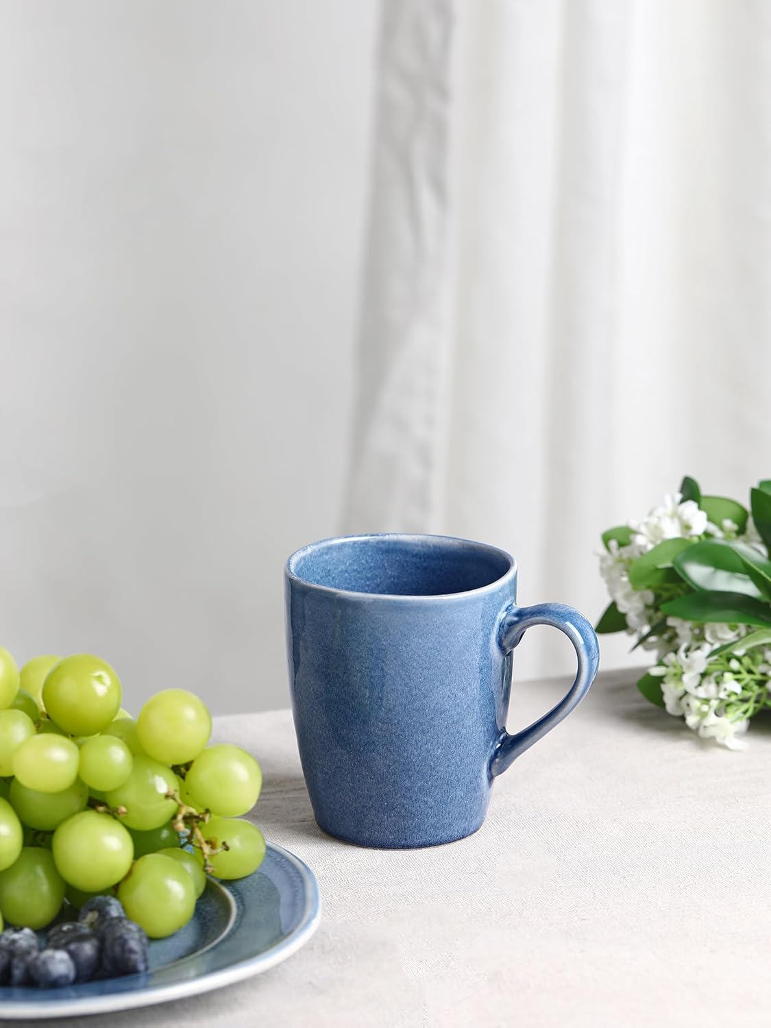 famiware Aurora Coffee Mugs, 14oz Mug Set of 4, Stoneware Mug, Cups for Kitchen, Cappuccino, Latte