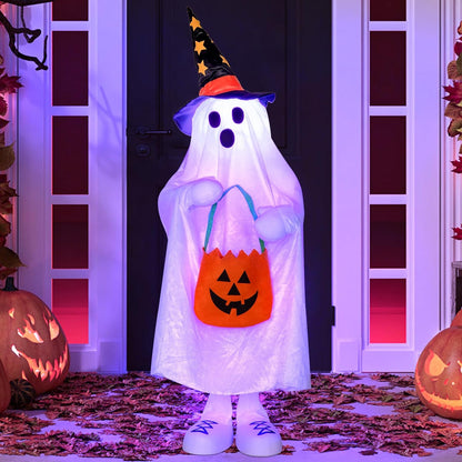Halloween Decorations Ghost Decor Light-Up Color-Changing Spooky Ghost Porch Decorations Trick or