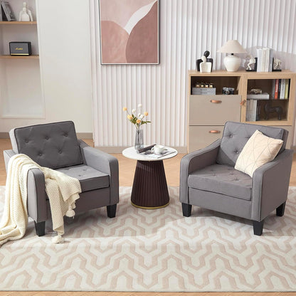 STHOUYN Living Room Chairs Accent Chairs Set of 2, Waiting Room Arm Chairs, Reading Chairs for