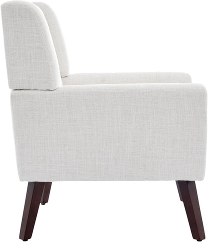 UIXE Accent Chair, Fabric Upholstered Armchair for Living Room, Comfy Arm Chair Single Sofa Bedroom