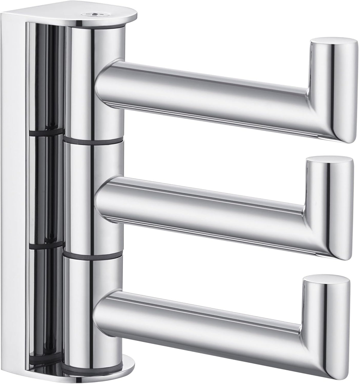 Angle Simple Towel Hook for Bathroom, SUS 304 Stainless Steel Foldable Robe Towel Holder, Wall Coat