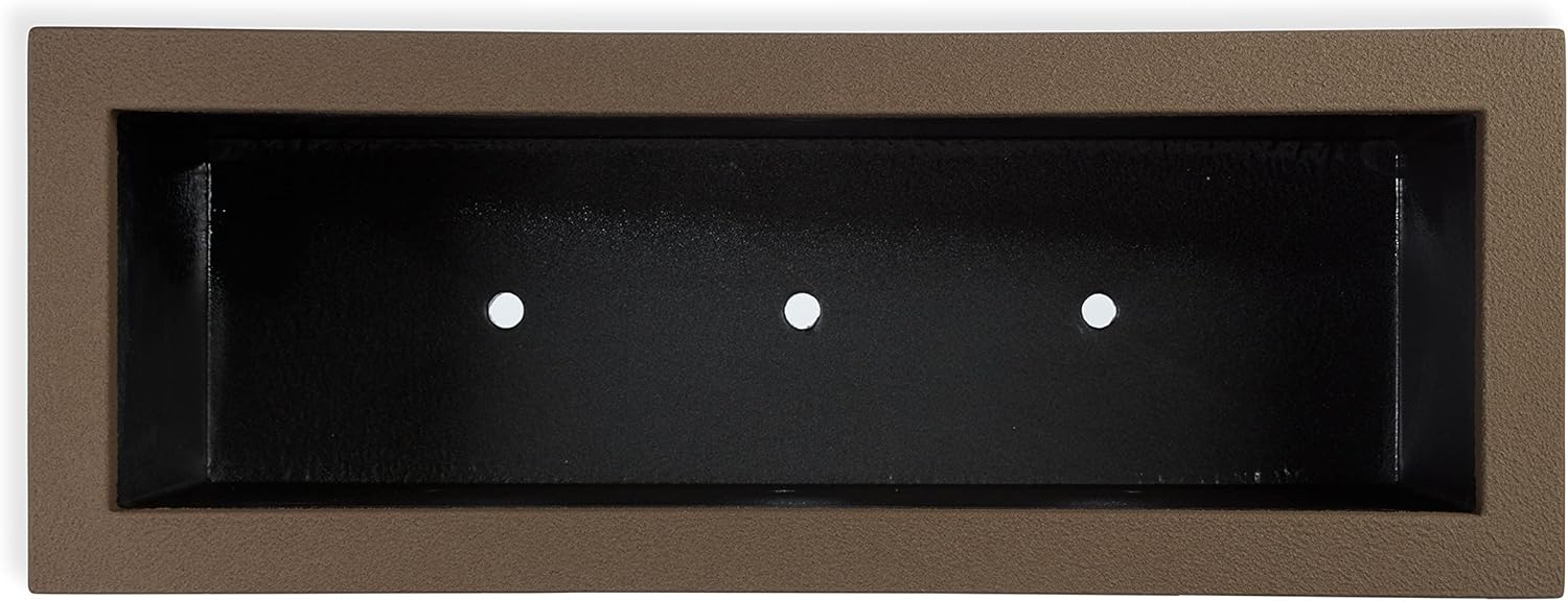 PolyStone Milan Tall Modern Outdoor/Indoor Rectangular Trough Planter, 17" L X 46" W X 19" H