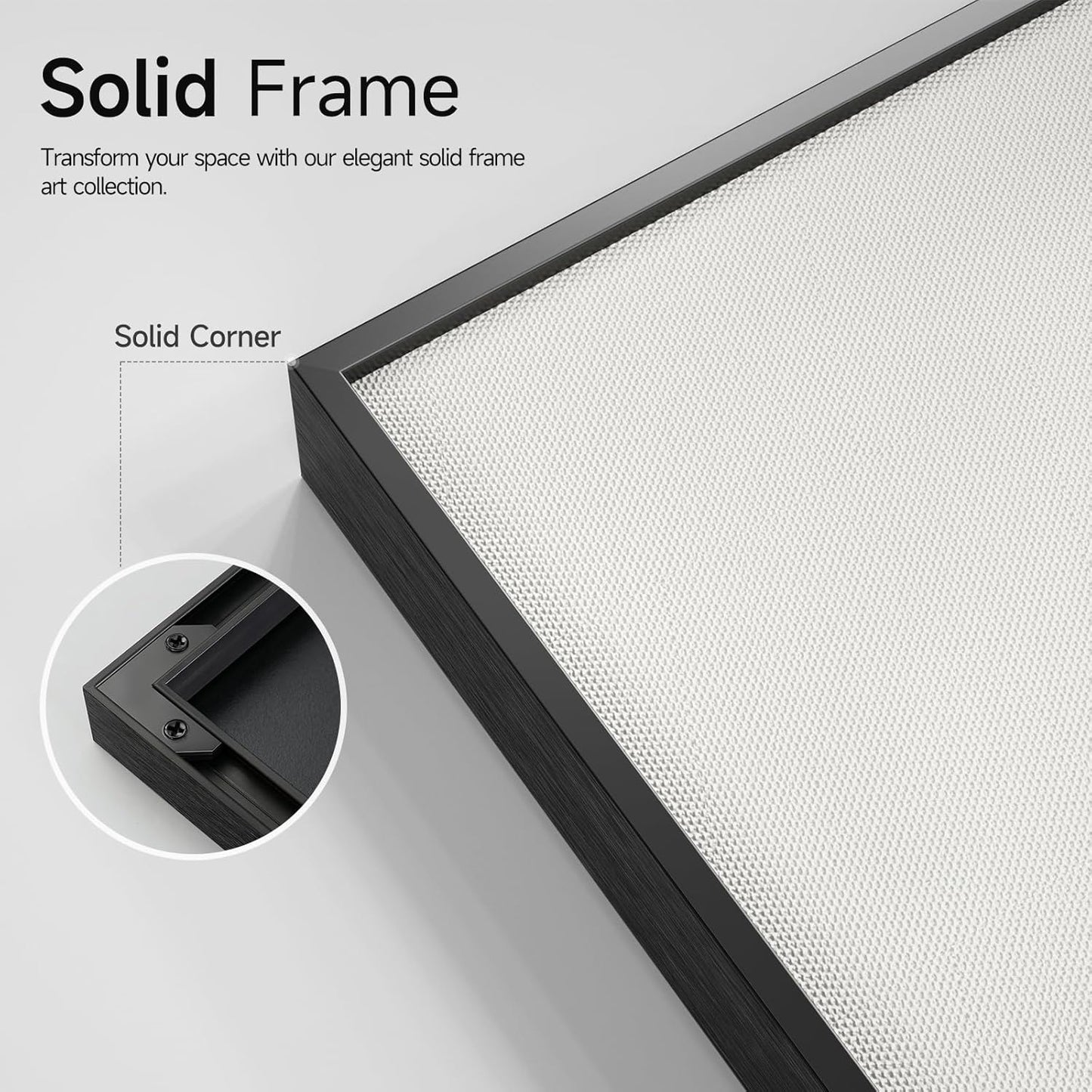 Framed Black and White Abstract Beach Canvas Wall Art, Modern Minimalist Art Prints Paintings