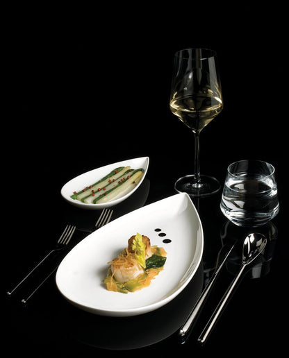 FORTESSA Dragonfly 18/10 Stainless Steel Flatware, 20 Piece Place Setting With Table Knives, Forks