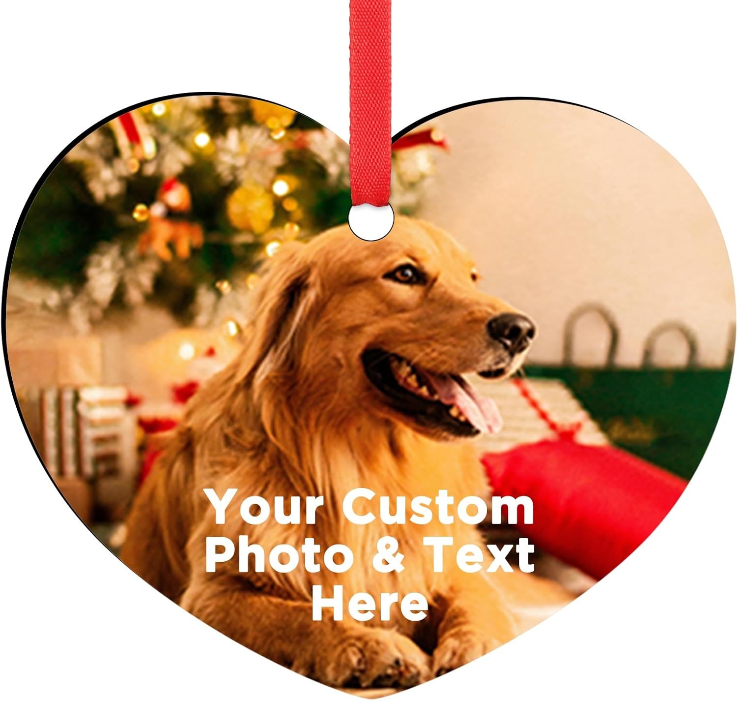 Personalized Christmas Ornaments 2025 Customized with Photo Text Ornament Keepsake Pet First