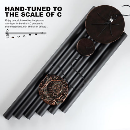 Vanquer Large Wind Chimes for Outside Deep Tone - 46'' Wind Chimes Outdoor Clearance, Memorial