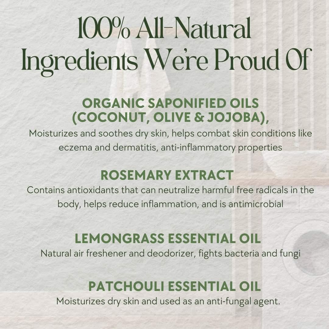 Laundry Detergent, Spring Breeze, Up to 64 Loads, 100% Natural Formula with Essential Oils, Gentle