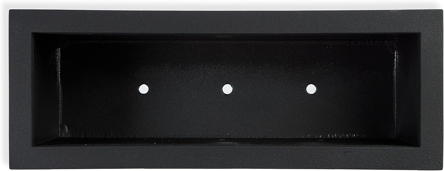 PolyStone Milan Tall Modern Outdoor/Indoor Rectangular Trough Planter, 46" L X 17" W X 19" H