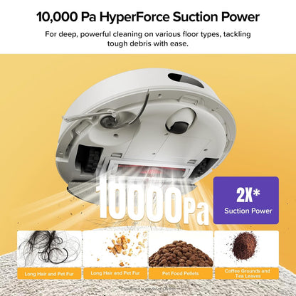 roborock Q7 M5+ Robot Vacuum and Mop, Upgraded from Q5 Max+, 7 Weeks Self-Emptying, 10000Pa
