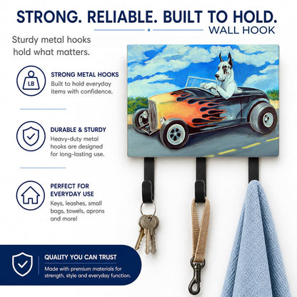 Caroline's Treasures 7502TH68 Great Dane Leash or Key Holder, Wall Hooks, Key Hooks Holder, Coat