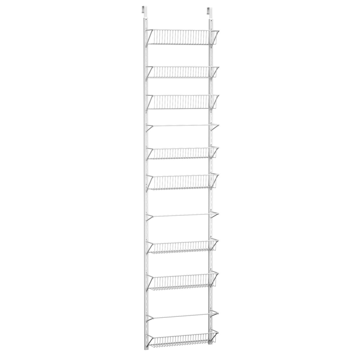 Home-Complete Pantry Over The Door Spice and Jar Rack Organizer - Great Storage Space for Cabinets