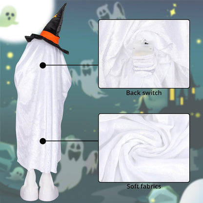 Halloween Decorations Ghost Decor Light-Up Color-Changing Spooky Ghost Porch Decorations Trick or