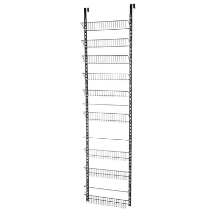 Home-Complete Over the Door Pantry Organizer - 9-Tier Organizer for Bathroom, Closet, or Kitchen