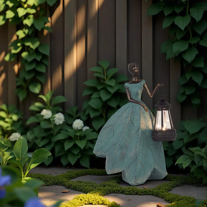 Guichifun Fairy Statues Solar Outdoor Lights - Resin Garden Figurines Decorations for Patio Yard