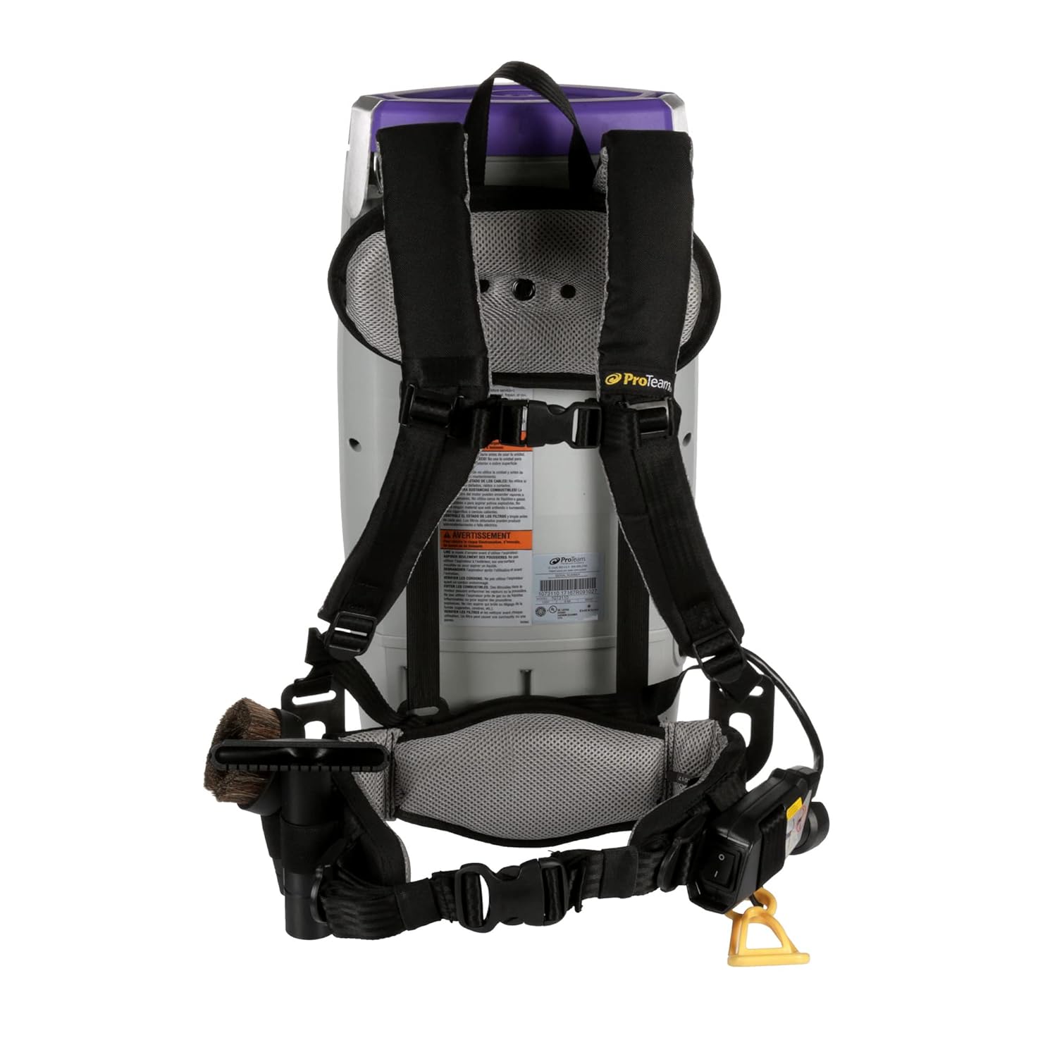 ProTeam Super Coach Pro 10 Backpack Vacuum Commercial with 2 Piece Wand Tool Kit, 10 Quart, Corded