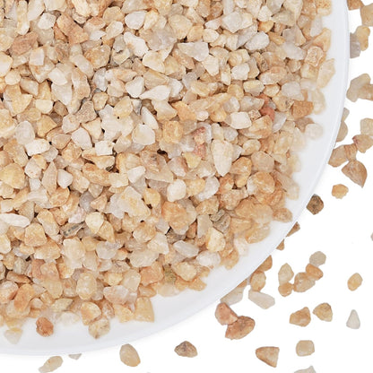 2.5 lbs Coarse Silica Sand for Indoor Plants, 1/5 Inch Natural Decorative Gravel for Vases