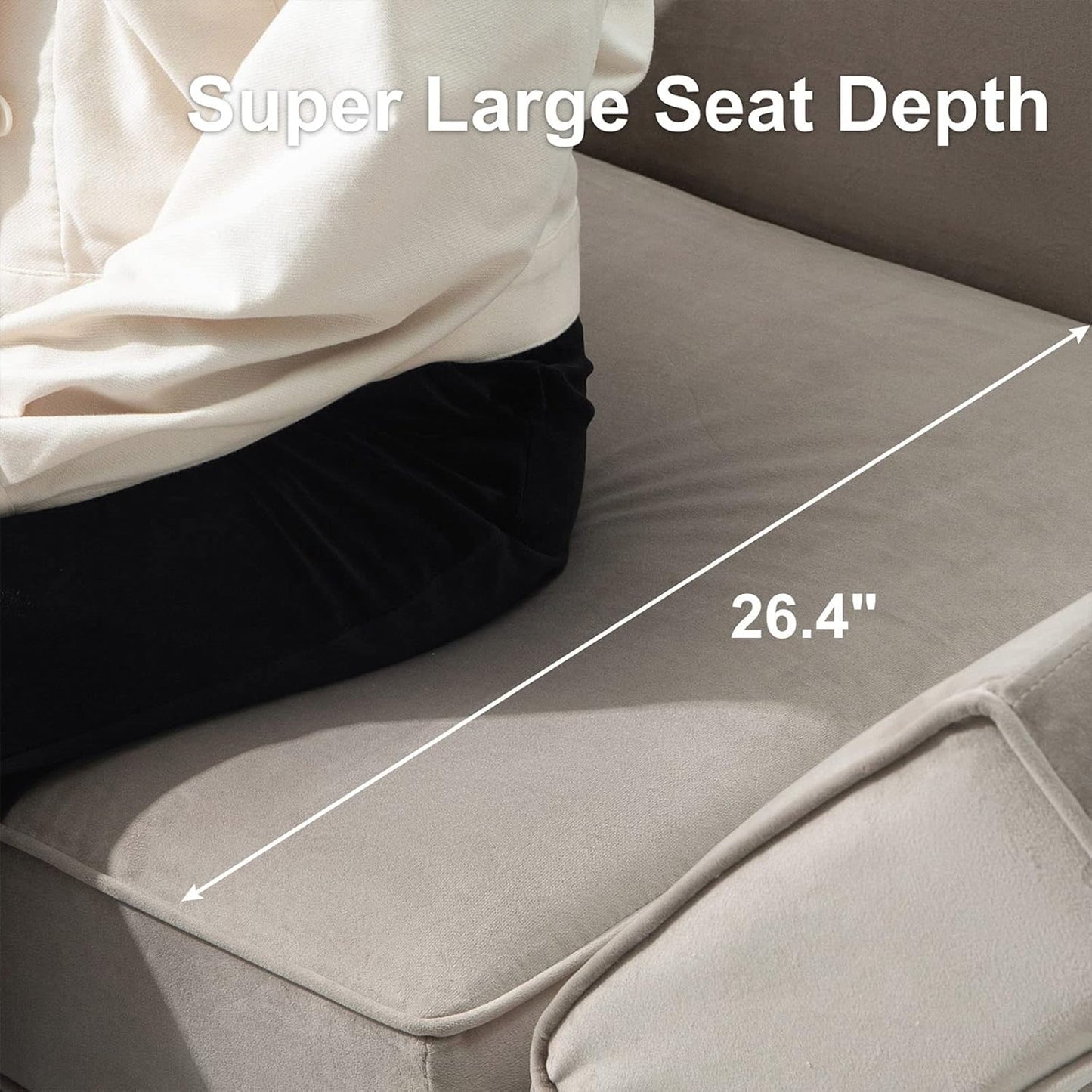 Belffin Modular Velvet Sectional Sofa with Chaise Lounge Sectional Sleeper Sofa with Storage Chaise