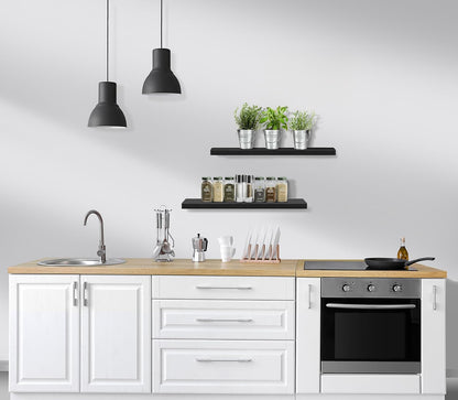 Sorbus Floating Shelves for Wall - 24" Bathroom Shelves, Wall Decor for Bedroom, Kitchen, Living