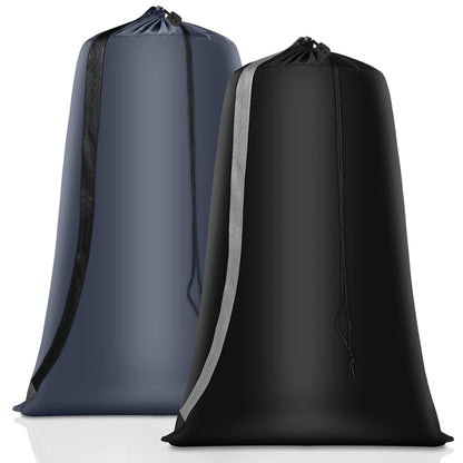 Coomee Heavy Duty Laundry Bag, 2 Pack XL Nylon Laundry Bags with Straps