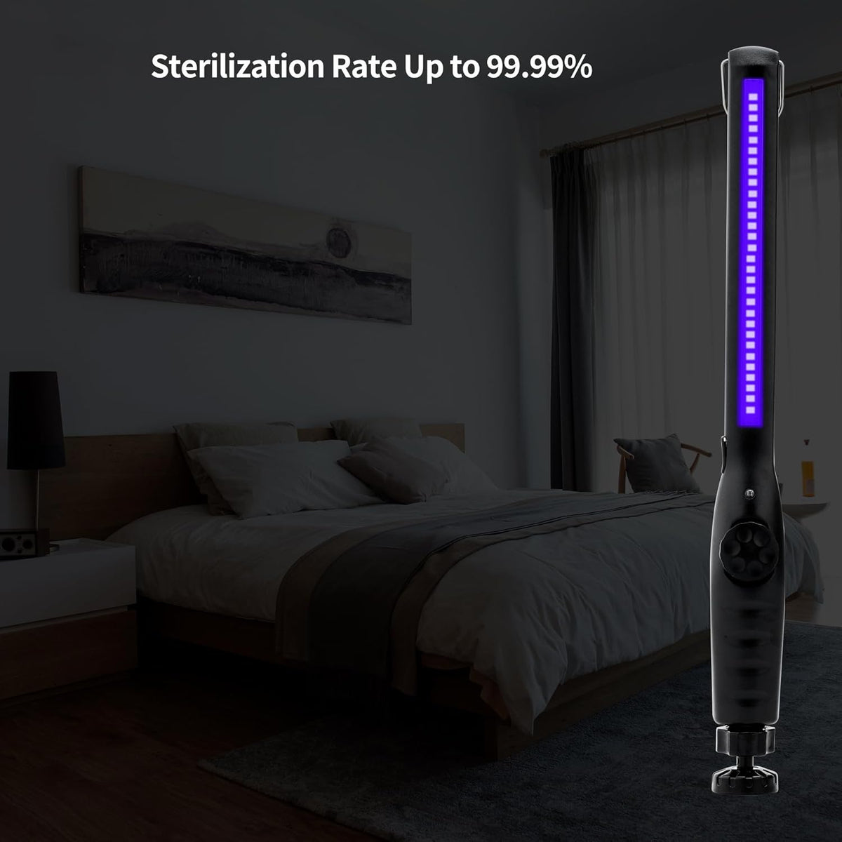 UV Light Sanitizer – Portable UV Light Wand – Rechargeable Handheld Device for Reducing Bacteria