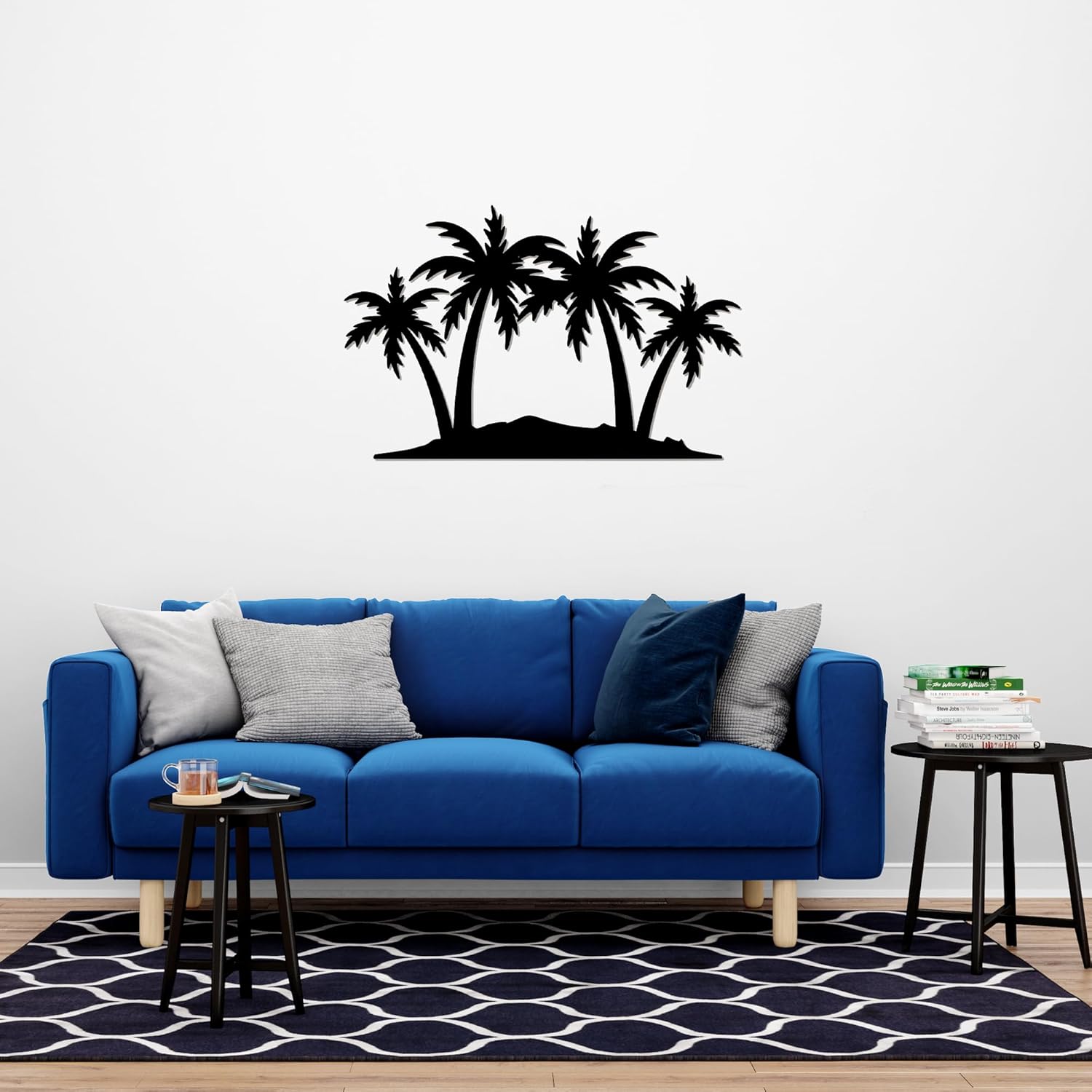 METALPLEX Palm Tree Metal Wall Art - Durable And Rust-free Indoor & Outdoor Aluminum Composite Wall