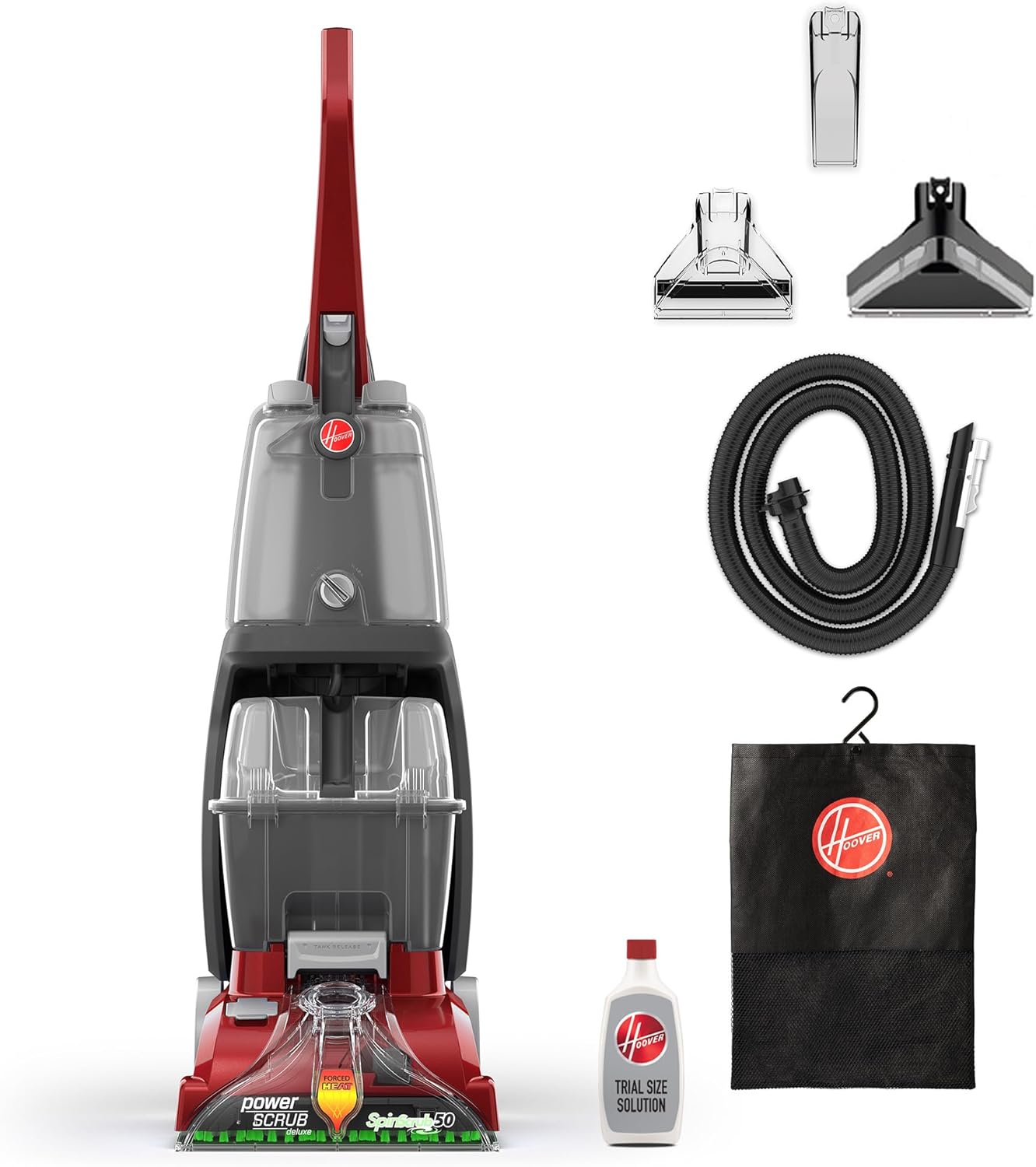 Hoover PowerScrub Deluxe Carpet Cleaner Machine for Carpet and Upholstery, Deep Cleaning Carpet